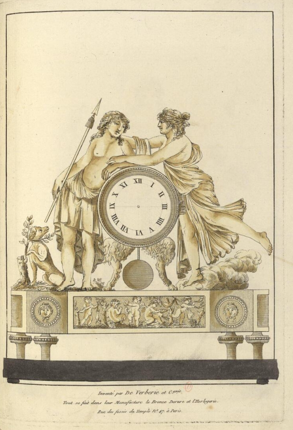 Pendule avec Héra.