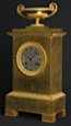 Guilded french clocks with silvered dial