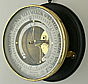 190. A Dutch Bourdon barometer, signed 'Reballio & Zoon. A Rotterdam', circa: 1855-1860.