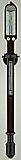 91. A FINE AND RARE DUTCH MARINE BAROMETER, signed 'Batenburg & Co. ROTTERDAM/M,,rs Janet Taylor, 104 MINORIES LONDON.', circa: 1850.