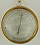 154. A RARE 'DUTCH' DENT TYPE ANEROID BAROMETER, signed 'WE.DE G. HULST VAN KEULEN AMSTERDAM', circa: 1860.