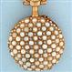 Fine and lovely LeCoultre 18K gold, pearl and diamond ladies antique pendant watch