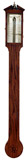 Early 19th Century English inlaid mahogany stick barometer