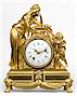 CHARLES DUTERTRE À PARIS. A French, eighteenth-century Louis XVI ormolu mantle clock, c. 1780. Height: 32 cm.