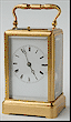 An early 'onepieced' repeating carriage clock.Circa 1870.
