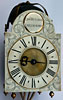 A small handsome arched dial lantern clock (dial 7inches by 10 inches) made about 1730 by Edward Hunsdon of Chelmsford, Essex.