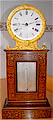 French 19th-century, Louis Philippe period rosewood mantel clock