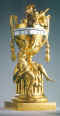 A French Louis XVI table clock, a so-called pendule à cercles tournants, made c. 1780.