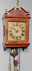 Amsterdam wall clock c. 1740. Signed Willem Redie.   ON HOLD