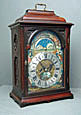 An antique 18th century Dutch bracket clock. Pieter Schulken Amsterdam. H. 60 cm.