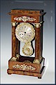 French Charles X portico clock ca 1840. € 2300,-  ex vat